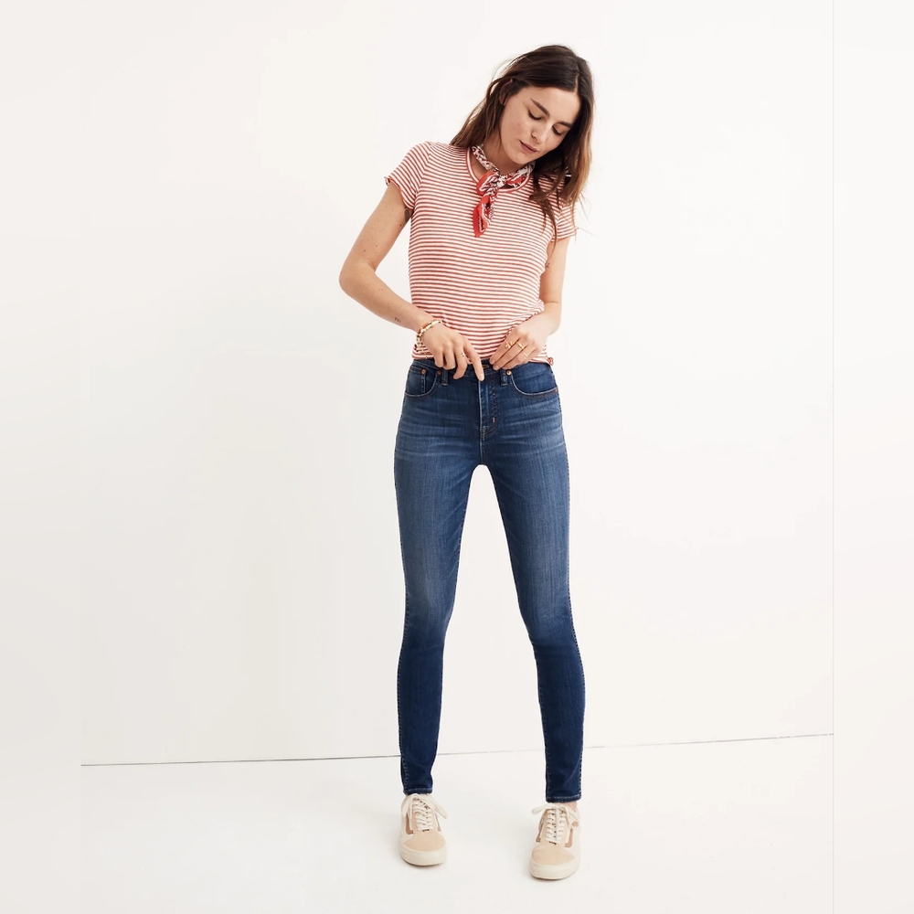 Madewell High-Rise 10" Skinny Jeans In 23